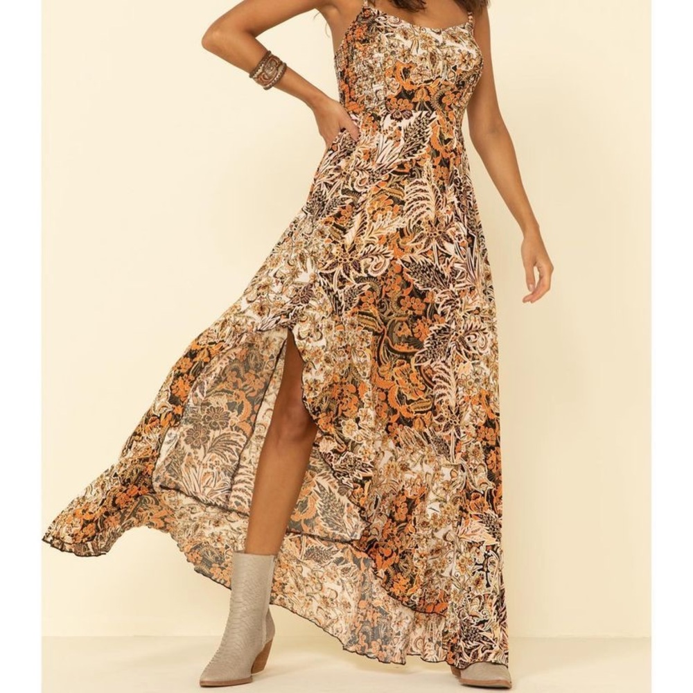 FP Maxi Dress w leg opening